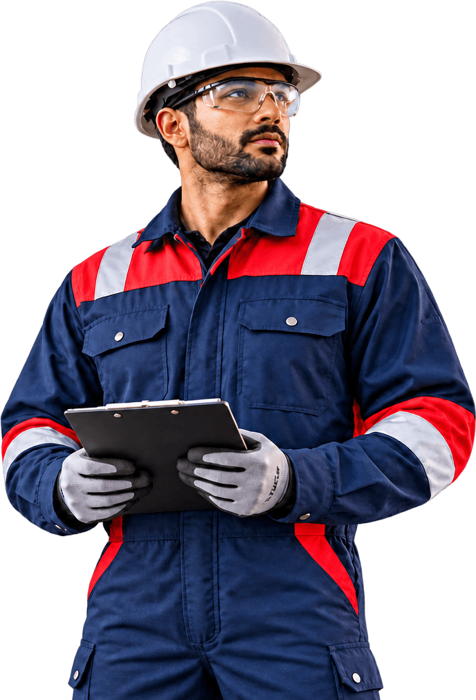Marine engineer in Rehann workwear