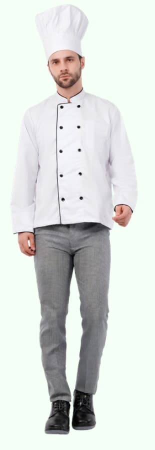 Galley Uniform Set — Chef Coat, Pant & Cook Cap