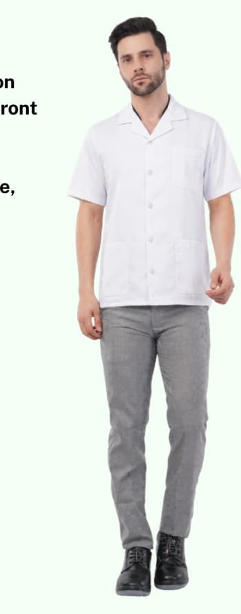 Galley Cook Coat — Short Sleeve